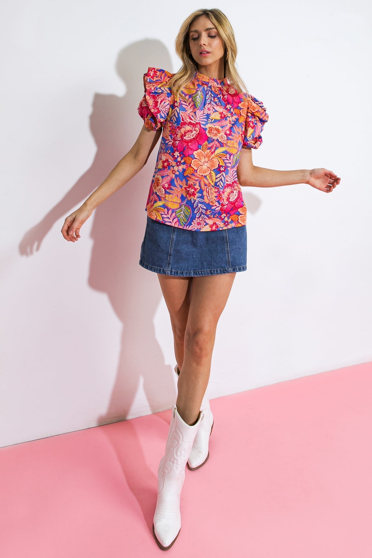 FOREVER REMEMBERING WOVEN TOP Flying Tomato